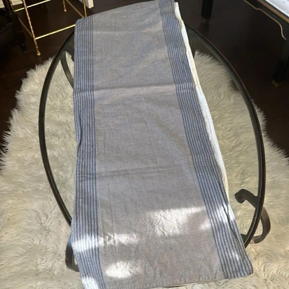 West Elm Rectangular Cotton 6 Placemats & Table Runner Decor